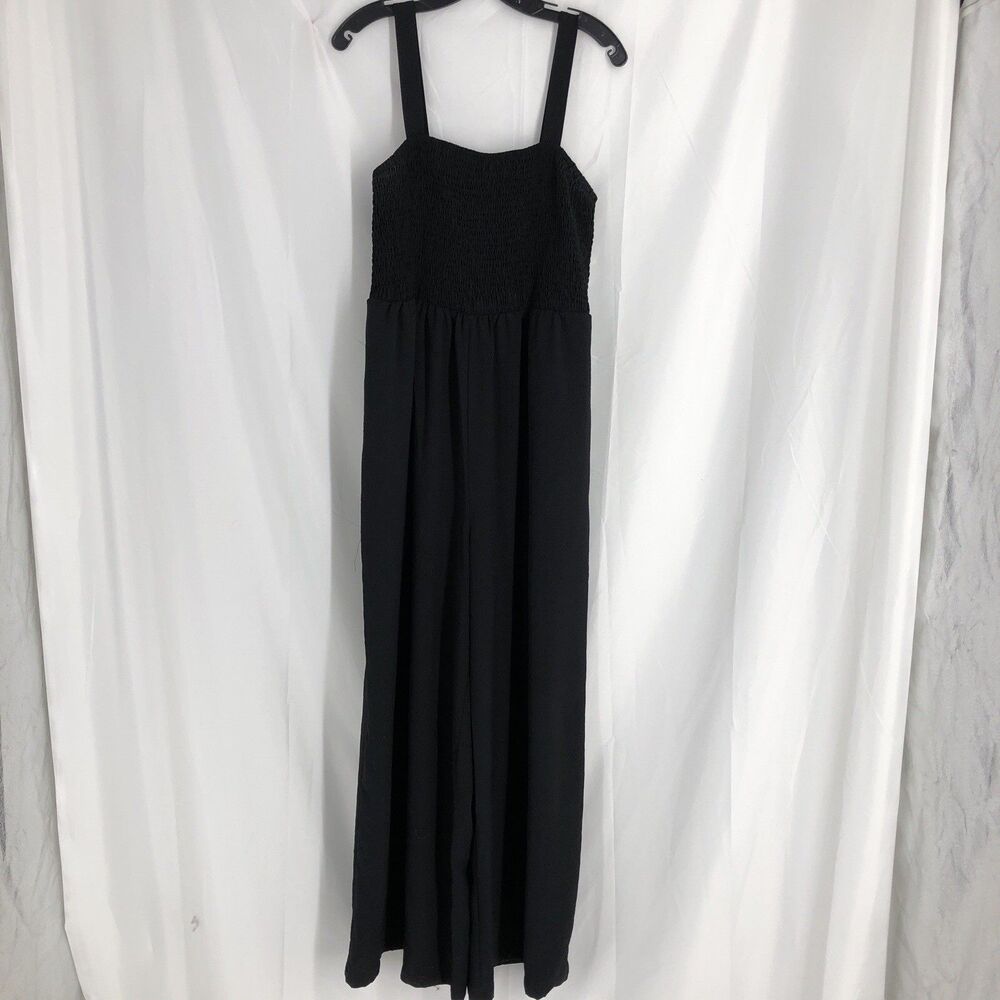 Unbranded Women's Maxi Jumpsuit Straight Sleeveless Jumpsuit Large W/pockets